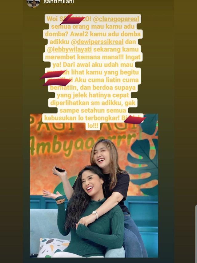 Unggahan Dewi Perssik. (Foto: Instagram @dewiperssikreal)