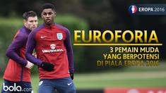 Berikut 3 pemain muda yang akan meledak di Piala Eropa 2016