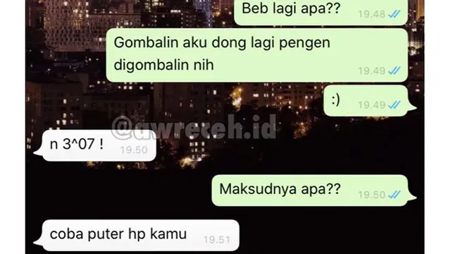 6 Chat Gombal Suruh Balik HP ke Pasangan Ini Bikin Baper