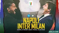 Coppa Italia - Napoli Vs Inter Milan - Head to Head Pelatih (Bola.com/Adreanus Titus)