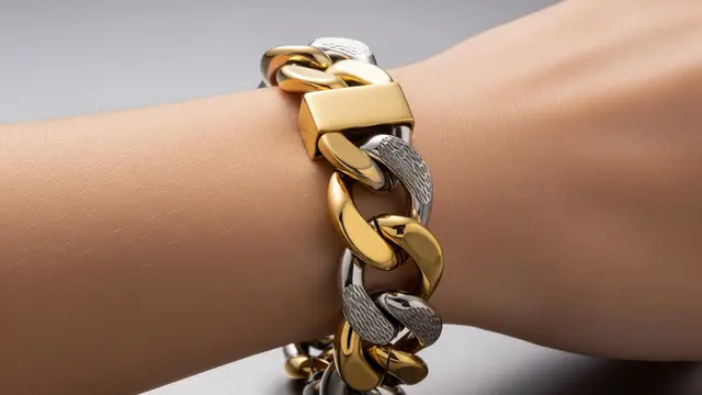 Gelang Rantai Tautan Besar