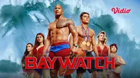 Film Baywatch menggandeng sederet aktor Hollywood populer. Film ini dapat disaksikan di Vidio. (Dok. Vidio)