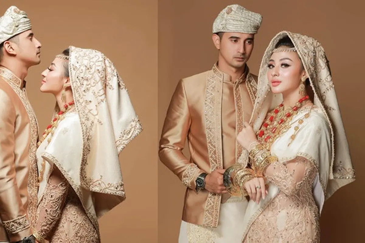 7 Potret Prewedding Ali Syakieb dan Margin Wieheerm, Serasi Pakai Busana Adat