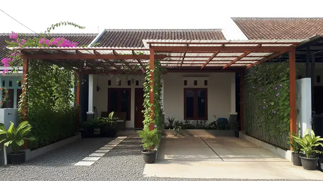 Desain Carport dengan Ventilasi Alami agar Tidak Pengap/Gemini AI