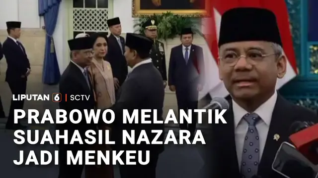 Suahasil Nazara Dilantik Jadi Menkeu, Prabowo Minta Jaga Keuangan Negara