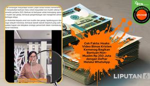 Cek fakta bantuan non-muslim dari Bimas Kristen Kemenag