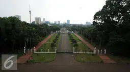 Kondisi salah satu pintu masuk menuju Stadion Gelora Bung Karno, Jakarta, Rabu (18/5/2016). Rencananya, Stadion GBK akan mulai direnovasi pada Juni mendatang terkait persiapan pelaksanaan Asian Games 2018. (Liputan6.com/Helmi Fithriansyah)