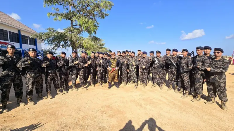 Peringatan Hari Ulang Tahun Kemerdekaan ke-79 Republik Indonesia di Kabupaten Sabu Raijua, Nusa Tenggara Timur (NTT).