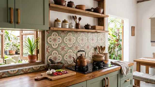 Inspirasi Dapur Bergaya Farmhouse Modern