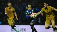 Penyerang Arema Cristian Gonzales (Rana Adwa/Liputan6.com)