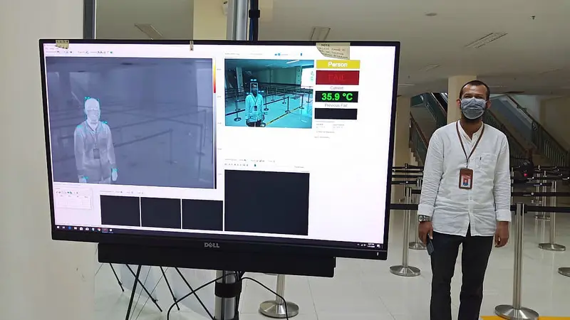 Thermal Scanner di Bandara SIM (Ist)