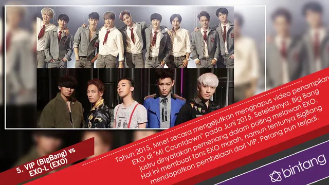 [Bintang] Infografis Fanwar K-Pop