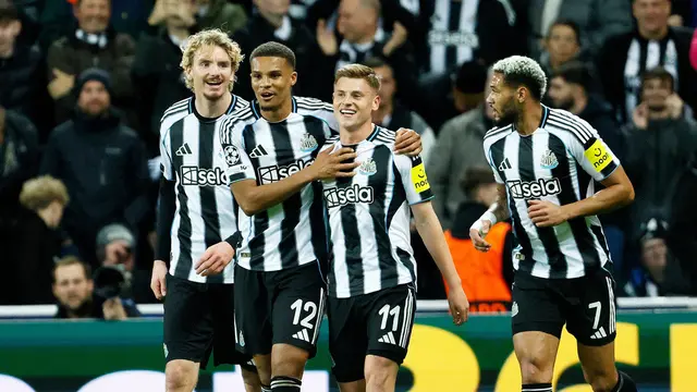 Pemain Newcastle vs Benfica