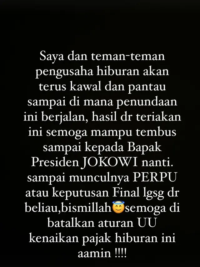 Unggahan Inul Daratista. (Foto: Dok. Instagram @inul.d)