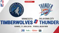 Minnesota Timberwolves Vs Oklahoma City Thunder_2 (Bola.com/Adreanus Titus)
