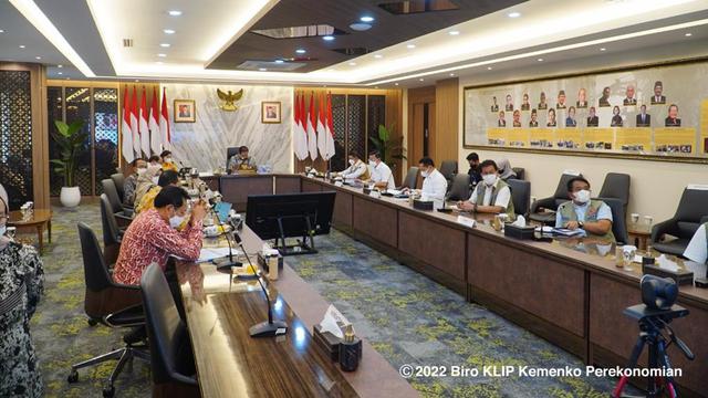 Rapat Koordinasi Terbatas (Rakortas) tentang Kebijakan Pangan yang berlangsung, Rabu (29/6/2022).