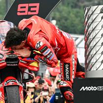 Marc Marquez jadi juara dunia MotoGP 2025 (AFP)