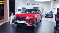 Hyundai Creta tampil publik menjelang acara otomotif Indonesia International Motor Show (IIMS) Hybrid 2022. (Otosia.com/Arendra Pranayaditya)