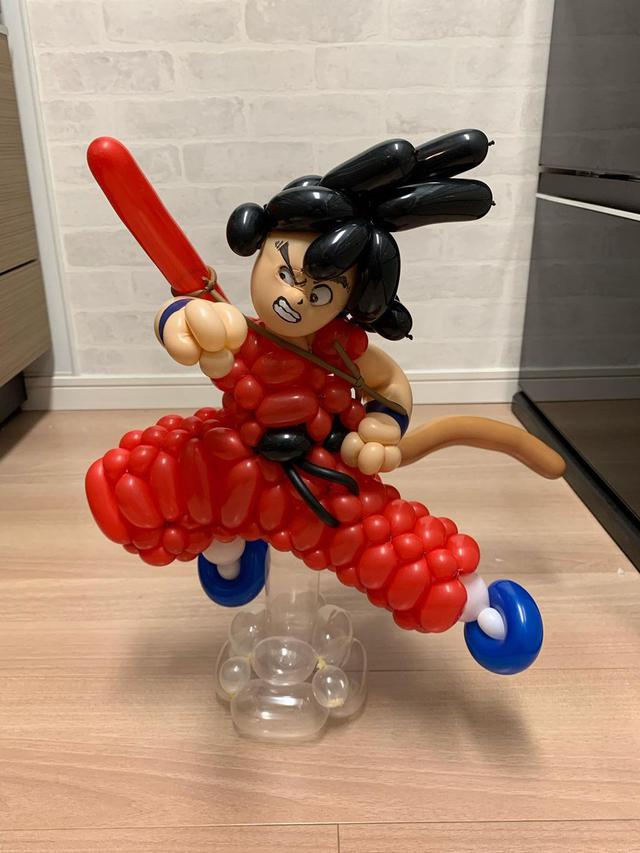 6 Kreasi Seni Balon Anime Dragon Ball Ini Unik, Bikin Takjub