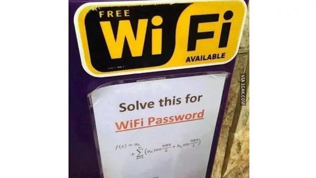 6 Tulisan Free Wifi Ini Nyeleneh Banget, Bikin Tepuk Jidat