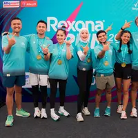 Penampilan Publik Figure Ikuti Ajang Kompetisi Lari. Dok. Rexona
