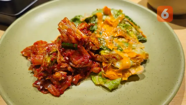 Ilustrasi Makanan Fermentasi, Kimchi, Makanan Korea (Foto: Aditya Eka Prawira/Liputan6.com)