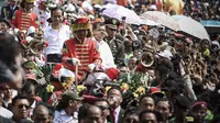 Polda Metro Jaya Amankan 4 Pencopet Saat Arak-arakan Jokowi