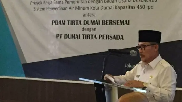Wali Kota Dumai Zulkifli AS.