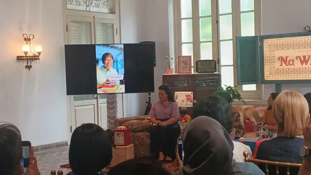 Reda Gaudiamo, yang menyampaikan dukungannya melalui video khusus dalam acara peluncuran (dok. Liputan6.com/faqih nuriman)