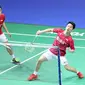 Ganda putra Indonesia Marcus Fernaldi Gideon / Kevin Sanjaya Sukamuljo. (Humas PP PBSI)