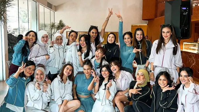 Para publik figur Kenakan Baju Olahraga dari Brand Nagita Slavina