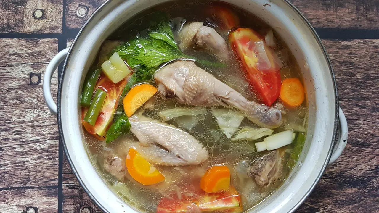 sop ayam kampung