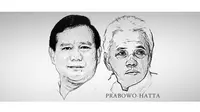 Ilustrasi Prabowo-Hatta (Liputan6.com/Johan Fatzry)