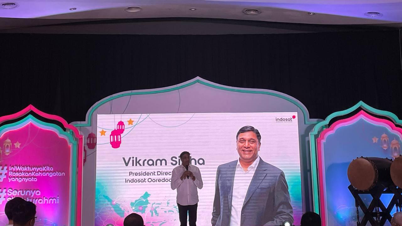 Presdir dan CEO Indosat Ooredoo Hutchison Vikram Sinha (Liputan6.com/ Agustin Setyo W).