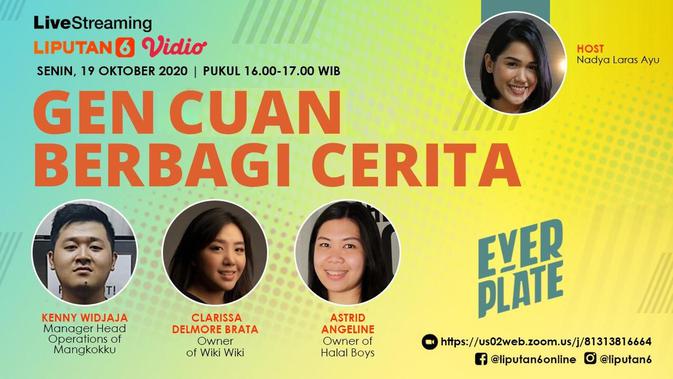 Live Streaming Gen Cuan Berbagi Cerita Bisnis Liputan6 com