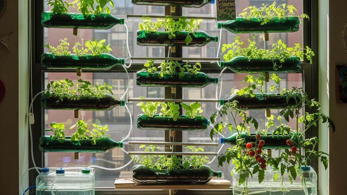 8 Ide Kebun Hidroponik Pakai Botol Plastik Bekas, Praktis dan Ramah Lingkungan