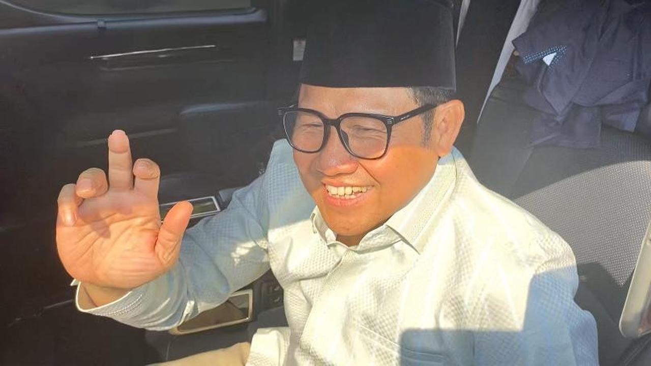 Ketua Umum PKB Muhaimin Iskandar atau Cak Imin juga ikut dalam rombongan menemui Prabowo Subianto. (Merdeka).