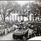 Iring-ringan jenazah Pahlawan Revolusi menuju Taman Makam Pahlawan. (Istimewa)