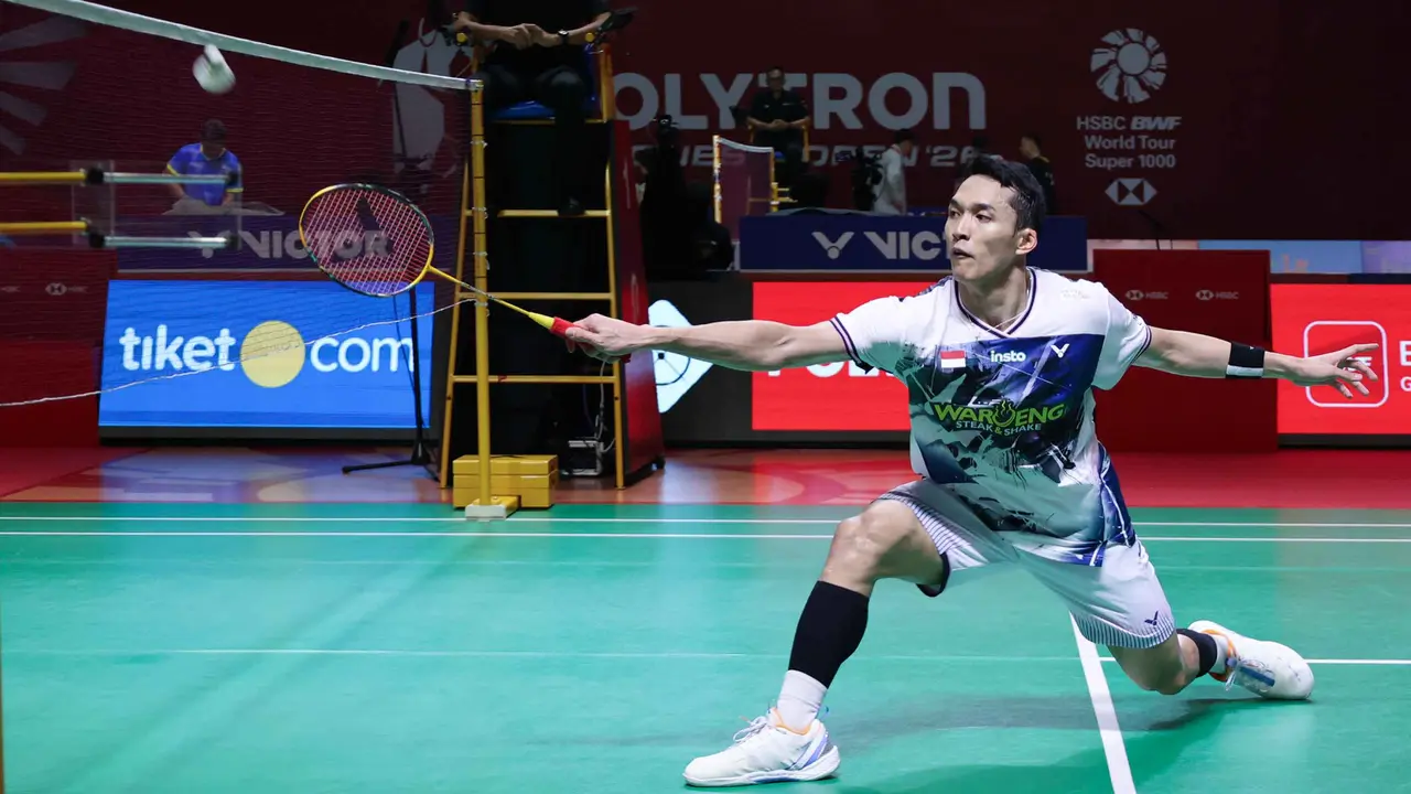 Jonatan Christie Berhasil Lewati Ujian Pertama di Indonesia Open 2026