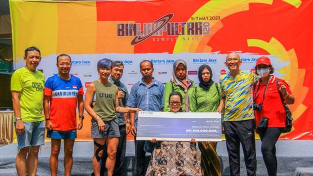 Berlari Ratusan Kilometer Kumpulkan Donasi untuk Sektor Edukasi