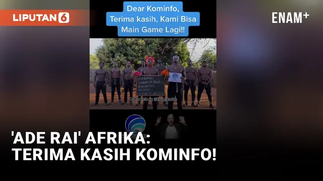 Ucapan Terima Kasih Untuk Kominfo dari Pria Afrika