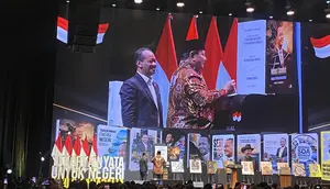 Resmikan Buku '10 Karya Nyata', Prabowo Puji Kemampuan dan Keberanian Bahlil Lahadalia
