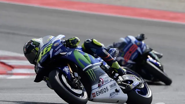 Valentino Rossi dan Jorge Lorenzo