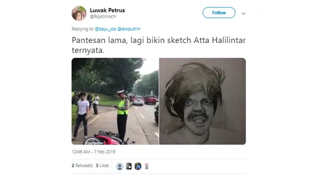 8 Kreasi Tulisan Pak Polisi Tilang Pemuda