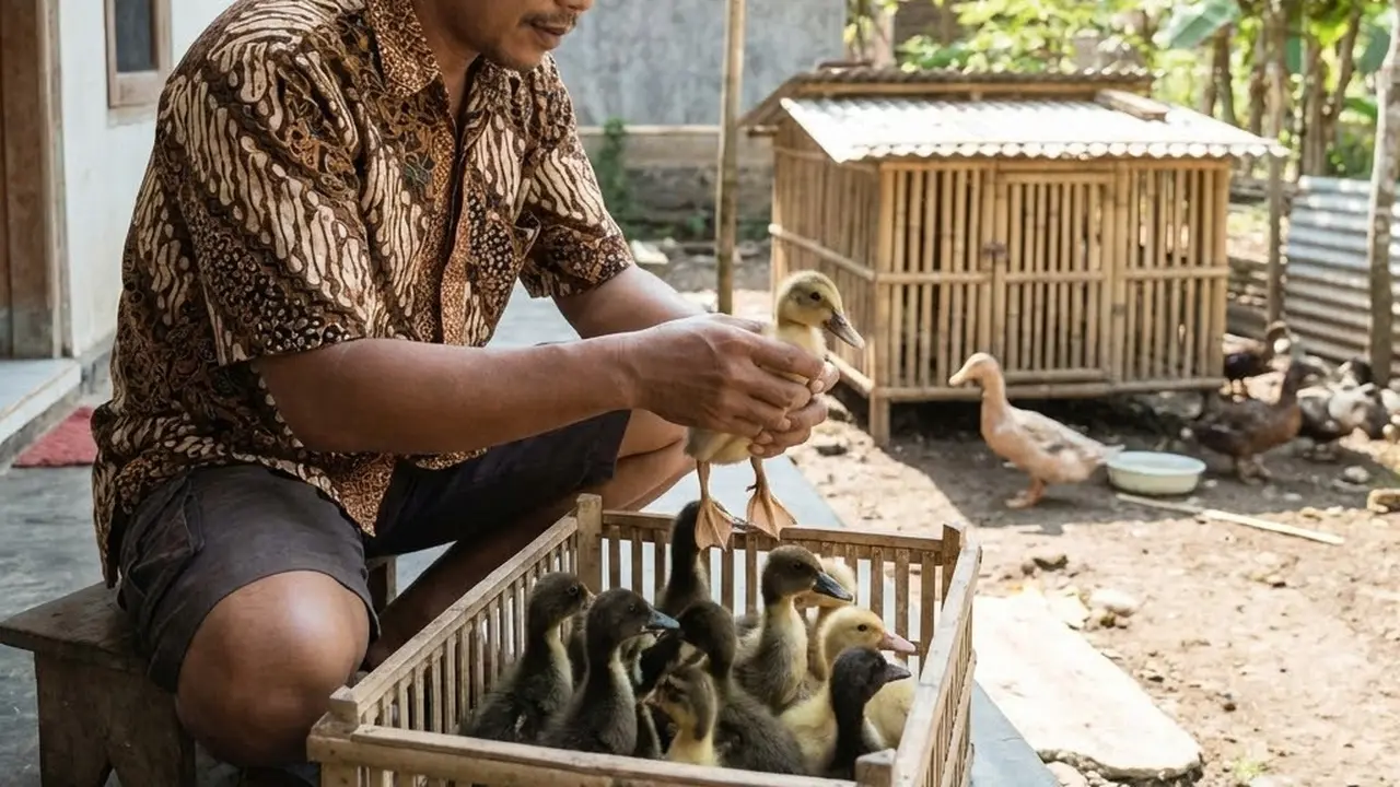 Cara Ternak Bebek Pedaging Cepat Panen Skala Rumahan