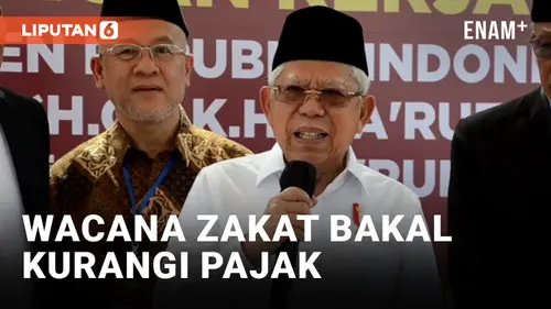 VIDEO: Ma'ruf Amin Ungkap Ada Usulan Zakat Kurangi Pajak