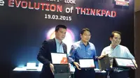 Foto: Peluncuran Notebook Lenovo ThinkPad X1 Carbon, ThinkPad Helix, dan ThinkPad Yoga (Adhi Maulana/ Liputan6.com)