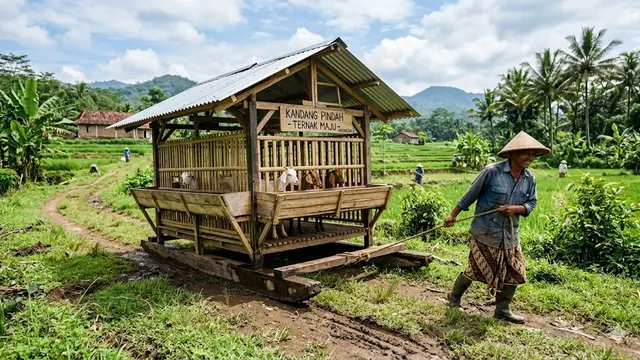 Ide Kandang yang Bisa Dipindahkan Mengikuti Cuaca