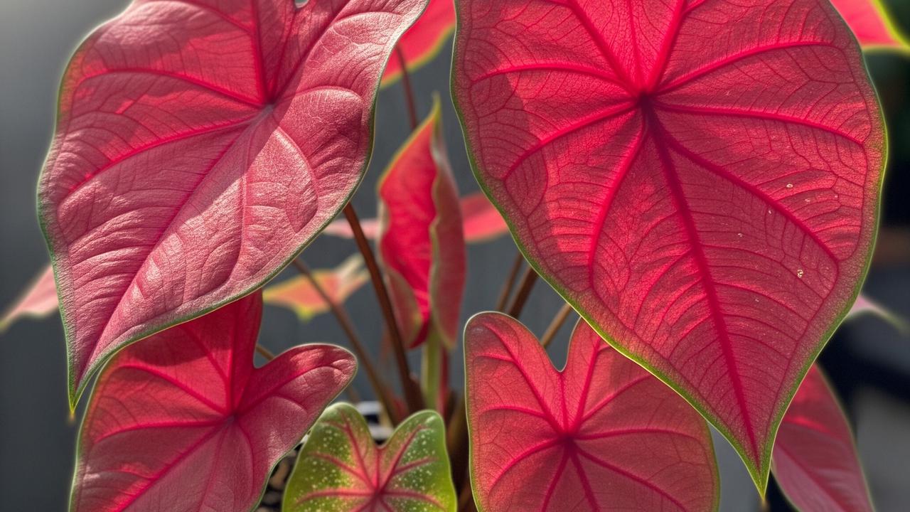 Caladium Merah (Keladi Merah)