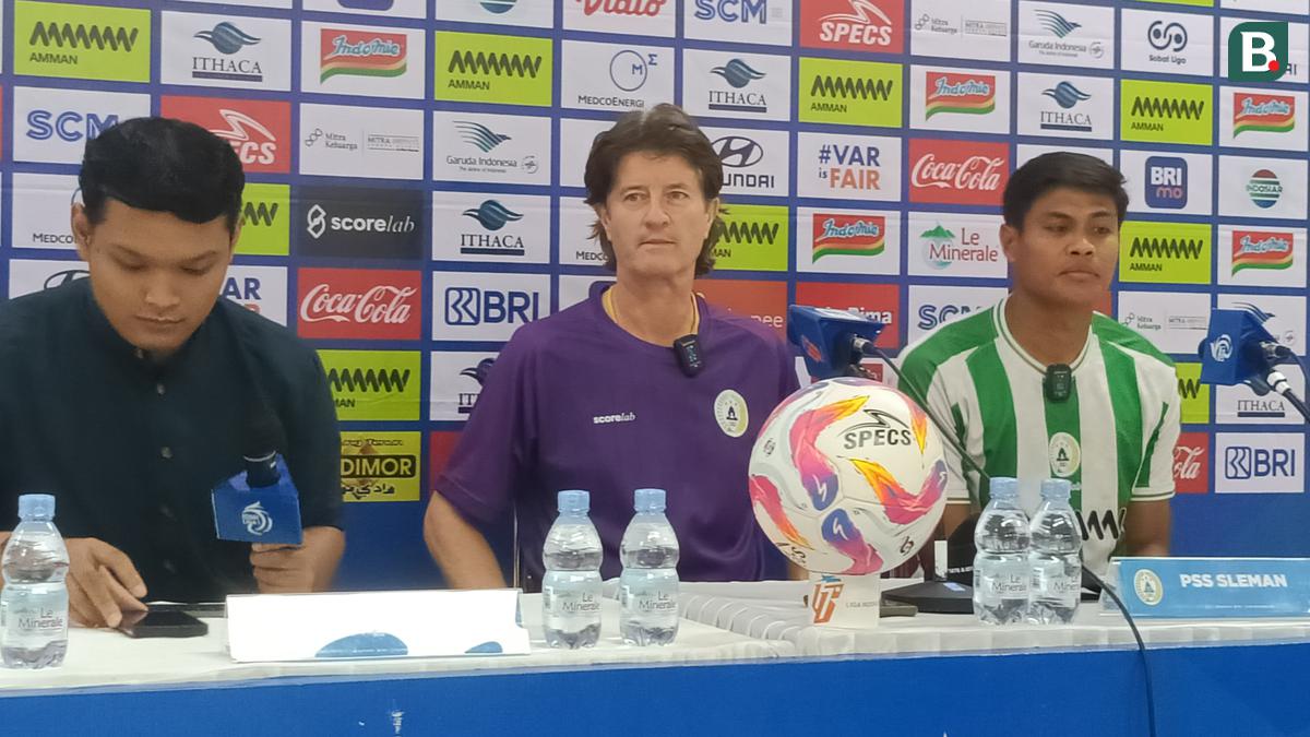 BRI Liga 1: Pieter Huistra Targetkan PSS Sleman Minimal Meraih 36 Poin agar Selamat dari Degradasi
